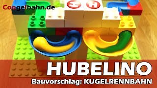 Hubelino Kugelbahn 😌 Bauvorschlag Kugelrennbahn mit KATAPULT  coogelbahnde [upl. by Novahs596]