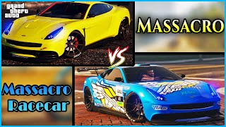 Massacro VS Massacro Racecar  GTA 5 Online  Car Battle  WHICH TO BUY Aston Martin Vanquish  NEW [upl. by Atiz]