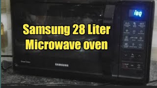 Samsung 28 liter microwave oven cooking Demo  Make cake in Convection Mode  samsung oven [upl. by Kiona]