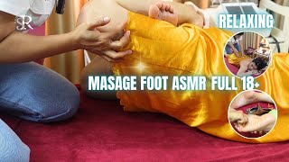 ASMR She’s an Expert at Stress Relief Foot Massage Rachel Massage ASMR [upl. by Ahkeber]