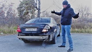 Краштест мерса Понты дороже денег Часть 8 Mercedes w211 [upl. by Zannini534]