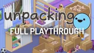 Unpacking  Steam Full Gameplay No Commentary [upl. by Aicele]