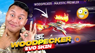 First Time Evo Woodpecker Lvl 7 Solo Vs Squad Gameplay 🔥 Tonde Gamer  Free Fire Max [upl. by Rabin169]