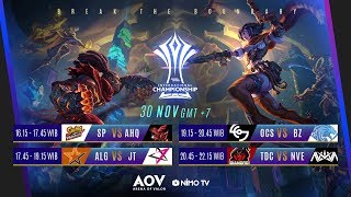 AIC 2018 Thailand Group Stage  30 Nov  Garena AOV Arena of Valor [upl. by Patsy]