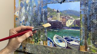 Painting the Beautiful Cinque Terre [upl. by Anrapa]