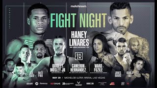 HANEY VS LINARES LIVE REACTION NO AUDIO NO VIDEO [upl. by Eejan943]