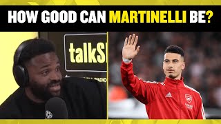 How good can Martinelli be 🤔 Darren Bent amp Andy Goldstein praise the Arsenal youngster ⭐ [upl. by Celin]