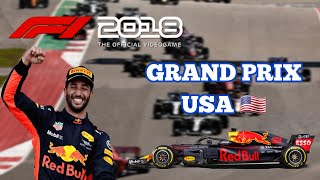 F1 2018  Mistrzostwa  Daniel Ricciardo 18  Grand Prix USA  Przewaga topnieje [upl. by Laehcym]