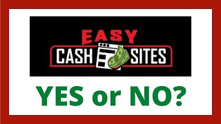 Easy Cash Sites Review  Legit System [upl. by Ogires769]