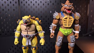 Tokka and Rahzar Neca Tmnt Turtles Ninja Action figures Collection Cartoon [upl. by Roby]