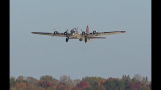 B17 Yankee Ladys final take off amp fly by [upl. by Haneen149]