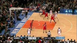 The Jeremy Lin Show Vs New Jersey Nets 2412 [upl. by Eenhpad]