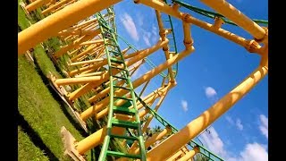 Family Coaster Front Seat HD POV  ViaSea Theme Park Turkey [upl. by Crispen488]