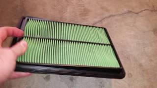 20142018 Nissan Rogue SUV  Checking Engine Air Filter Element At 15000 Miles [upl. by Durante]