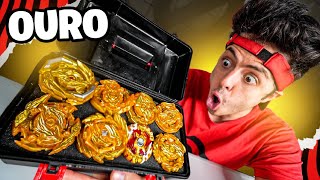 COMPLETEI A COLEÇÃO DE BEYBLADES LENDÁRIAS DE OURO [upl. by Ailegnave384]