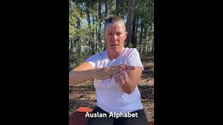 Basic Auslan lesson  Auslan Alphabet teach by Deaf Auslan tutor Amy [upl. by Ahsen]