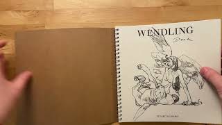 Claire Wendling 1999 “Desk” sketchbook [upl. by Lirbij]