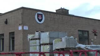 Demolition of the former English Martyrs School Hartlepool Old Building [upl. by Zigrang417]