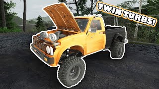 V8 TWIN TRUBO SCRAP TRUCK IS DONE 1000HP NAHHH  JunkYard Truck [upl. by Esimaj689]