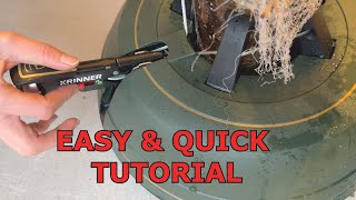 How to open or close KRINNER Christmastree Stand  TUTORIAL  EASY amp QUICK [upl. by Nykal724]