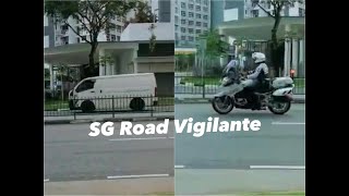 14feb2023 part 2 GBC3554J toyota hiace pursued by Singapore traffic police officer in bmw rt1250 [upl. by Aicelav890]