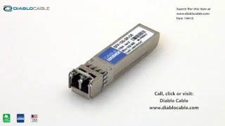 SFP 10GBASE SR Short Reach 10GB Fiber Transceiver [upl. by Parker]