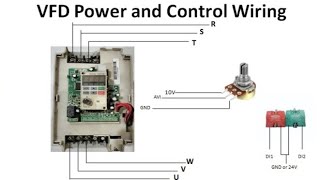 VFD Wiring VFD Power and control Wiring [upl. by Glasgo]