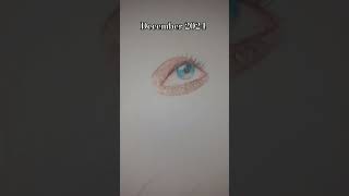 2023 VS 2024 drawing Which is better art drawing colouredpencildrawings shorts [upl. by Anirres]