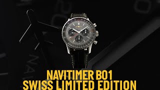 Breitling  Navitimer B01 SWISS Limited Edition  Campaign Video [upl. by Cuthbertson164]