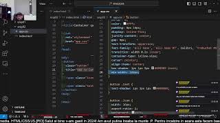 In seara asta facem snippeturi simple de HTMLCSSJS de pe Instagram si TikTok [upl. by Jamaal68]