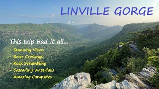 Linville Gorge Wilderness Loop  Best Backpacking in NC [upl. by Kerman]