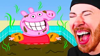 FUNNIEST Peppa Pig Animations TRY NOT TO LAUGH [upl. by Omland]