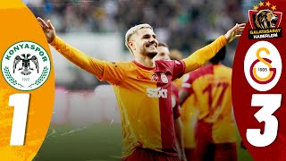 Konyaspor 13 ŞAMPİYON GALATASARAY  Maç Özeti  Önemli Kareler [upl. by Colwen]