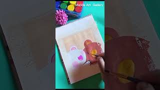 Cute bears painting art painting drawing paintingidea [upl. by Marcia]