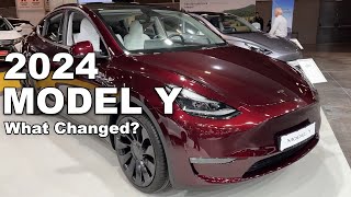 New 2024 Tesla Model Y Is Here With New White Interior Softer Seats And More [upl. by Jerol]