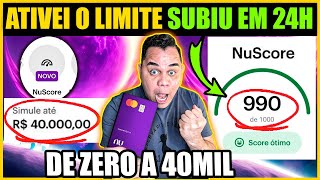 ✅NOVO NUBANK Lança o próprio SCORE Como Aumentar a Pontuação NUSCORE do CPF Rápido e Grátis [upl. by Jolynn]