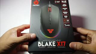 Fantech Gaming Mouse Blake X17  Unboxing Indonesia 2020 [upl. by Kendre532]