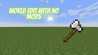 How to use World Edit Without mods Java 119 [upl. by Namron]