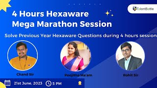 Hexaware Preparation in 1 video 4 hours continuous session Hexaware Previous Year Questions [upl. by Nayarb]