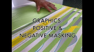 HOWTO TAPE amp MASK GRAPHICS FOR PAINT [upl. by Cchaddie]