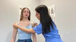 ASMR Head to Toe Exam  Full Body Assessment Measuring amp Skin Check  Sleep Treatment [upl. by Favrot]