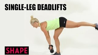 SingleLeg Deadlifts [upl. by Dirk]