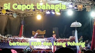 Wayang Golek Si Cepot memberi wejanganada KDM dan kang Pohang [upl. by Abigail]