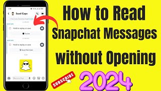 How to read snapchat messages without seen  Read snapchat messages without opening [upl. by Tessy766]