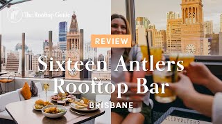 Sixteen Antlers Rooftop Bar in Brisbane  Review [upl. by Melli]