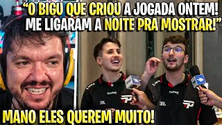 BIGUZERA E LUX CONTANDO COMO FOI CRIADA A JOGADA INSANA NA DUST2🔥 [upl. by Alla]