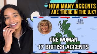 1 woman with 17 British Accents  How many more are there [upl. by Maillil]