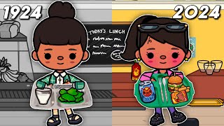 100 YEARS OF SCHOOL LUNCHES 😳 Toca boca LIFE roleplay WITH VOICE 🎙️ [upl. by Gilmer818]