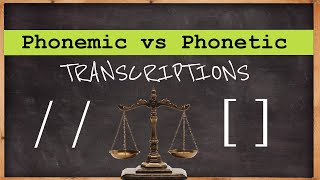 Phonemic vs Phonetic Transcription [upl. by Reave]