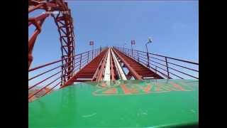 Viper  Six Flags Magic Mountain  Front seat POV [upl. by Kristel]